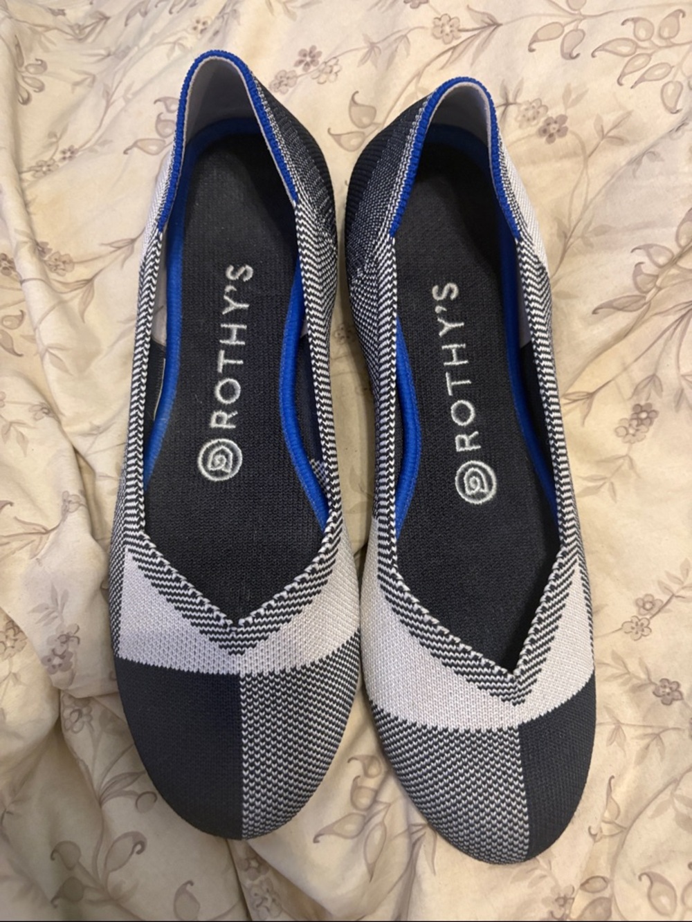 Rothy's The Flat Retired Buffalo Plaid Shoes